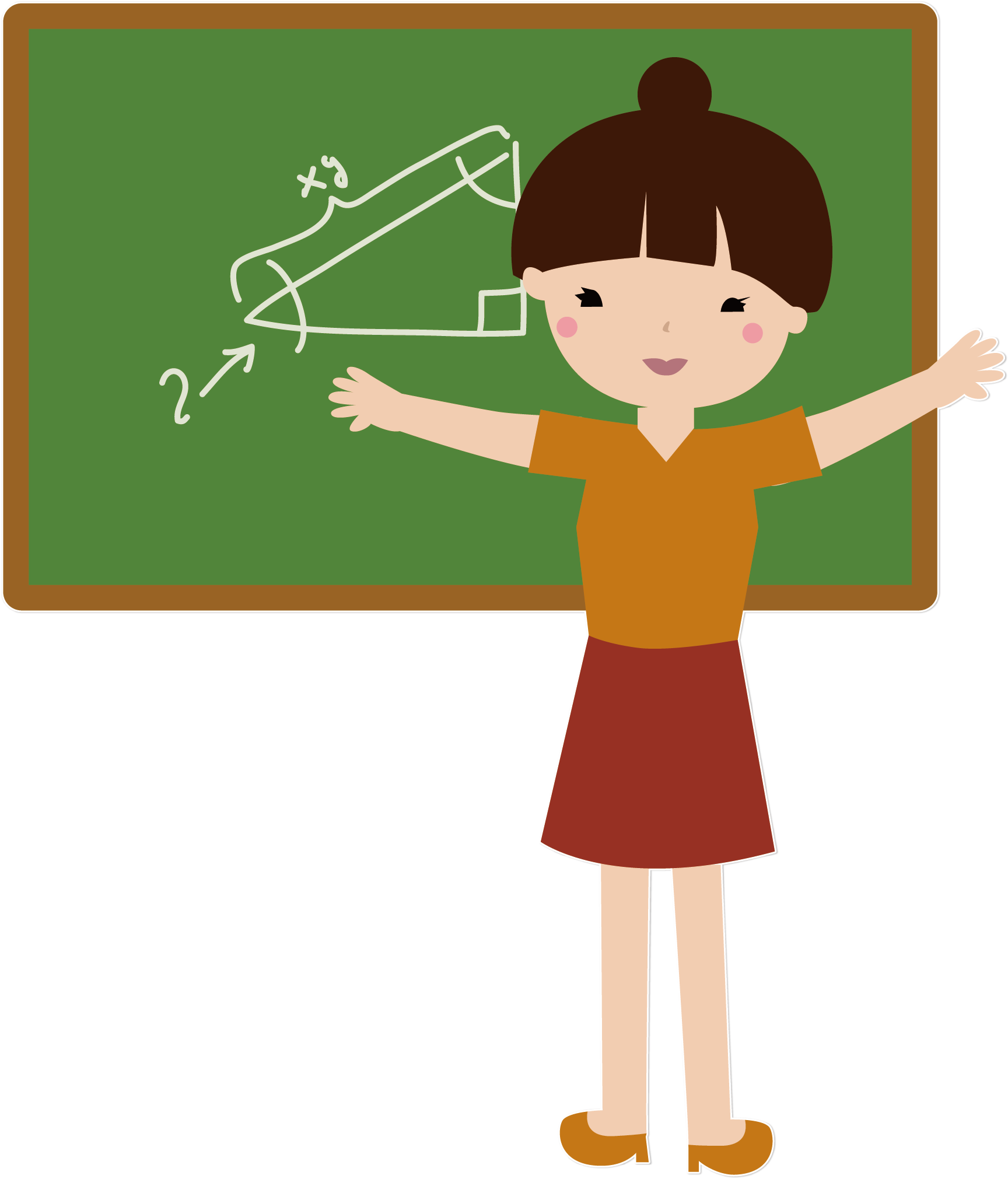Student Teacher Student Teacher Template Teacher Education - Teacher And Student Cartoon Png (1728x2021)