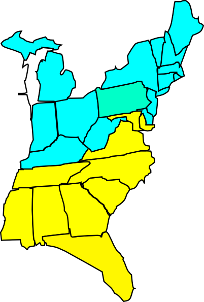 Us Map Regional Clip Art Vector Online Royalty Free - Clip Art (402x595)