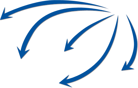 Arrows Cross Border Transport - Arrows On A Map (459x294)