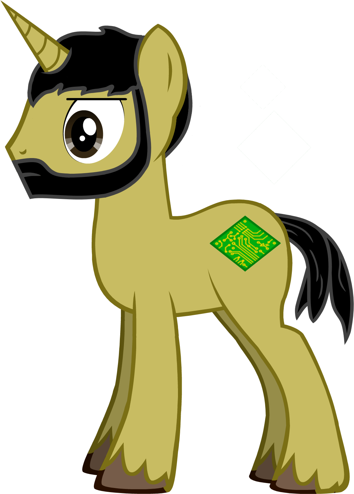 Circuit Board Pony - Circuit Board Pony (1227x1583)