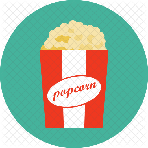 Popcorn, Snack, Breakfast, Food, Cinema, Film, Movie, - Icon (512x512)