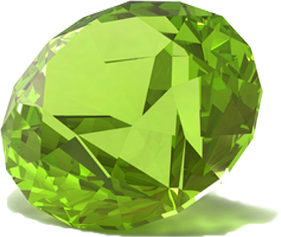 Mens Peridot & Diamond Ring 14k Yellow Gold (400x338)