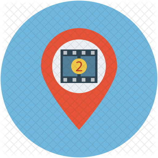 Movie Place Icon - Circle (512x512)