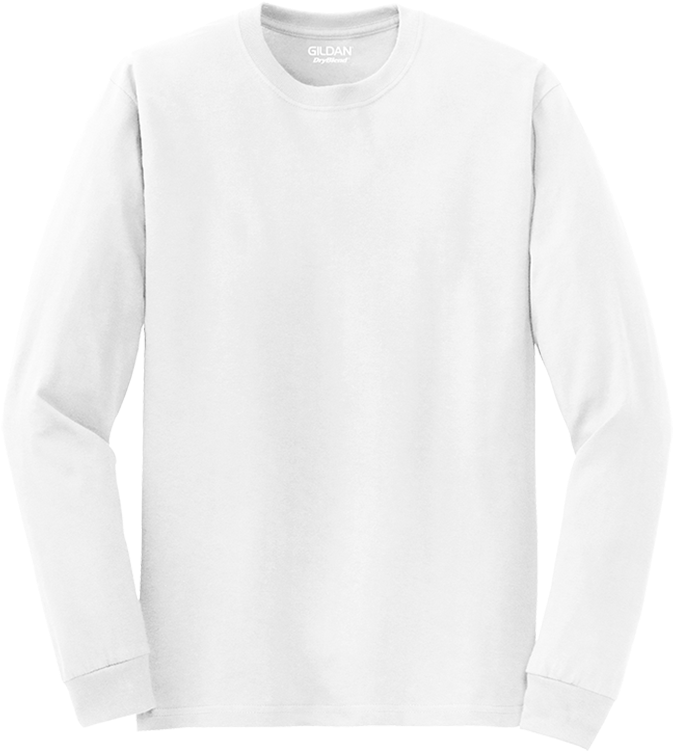 Gaming With Pineapple Unisex 50/50 Cotton/polyester - White Gildan Long Sleeve (750x750)