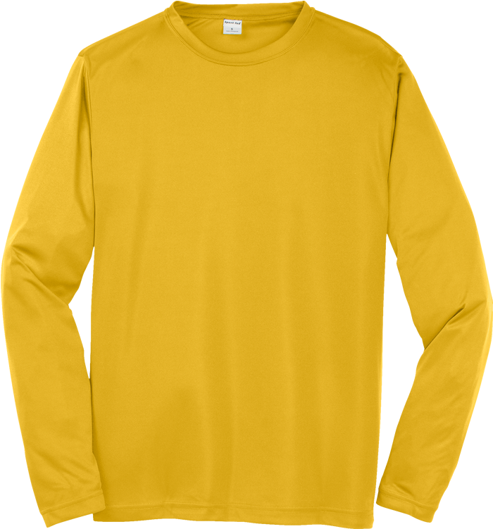 Yellow Long Sleeve Shirt Png (750x750)