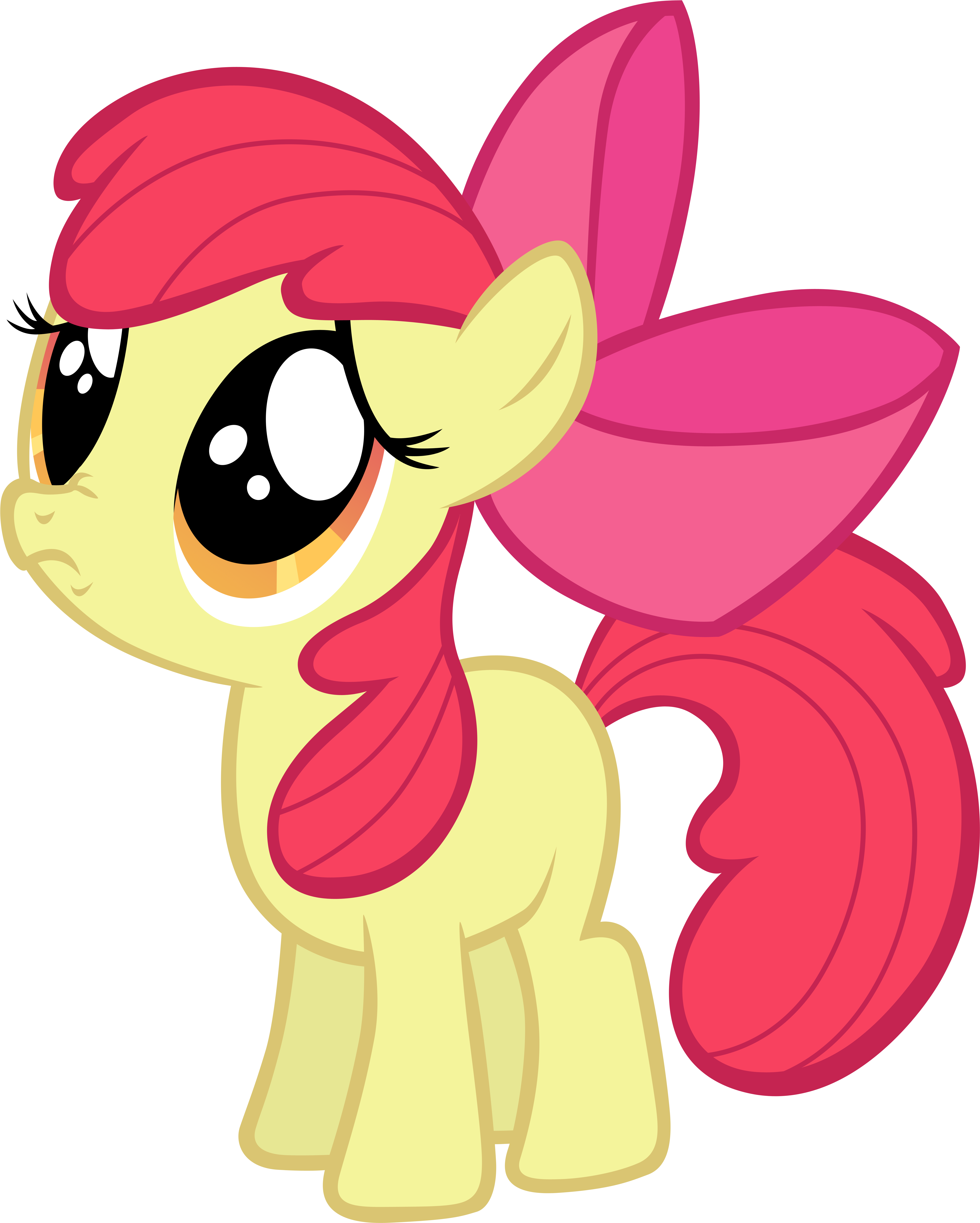 Adorable Apple Source - Little Pony Friendship Is Magic (7000x8700)