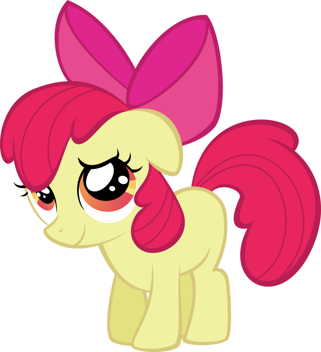 Apple Bloom Being Cute By Iamadinosaurrarrr Apple Bloom - Apple Bloom Transparent Background (1024x1124)