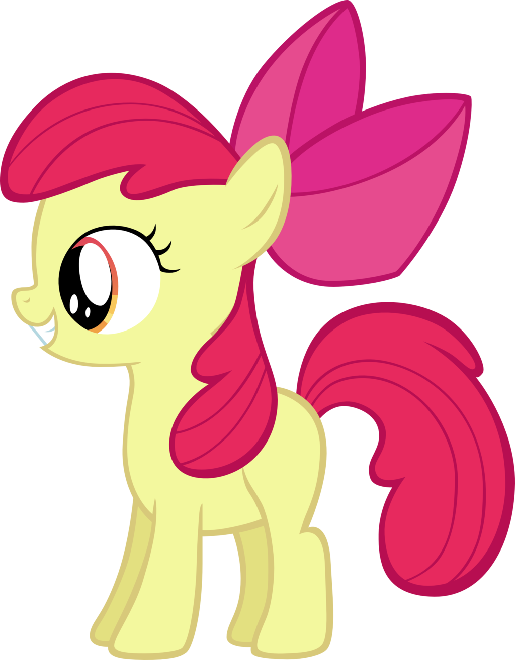 Smile By Liggliluff - Apple Bloom From My Little Pony (1024x1314)