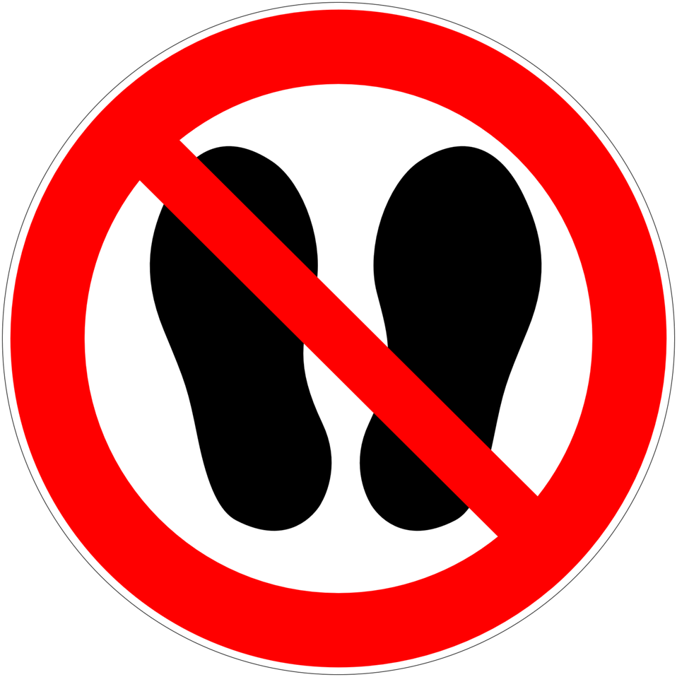 Do Not Walk On Sign (958x958)