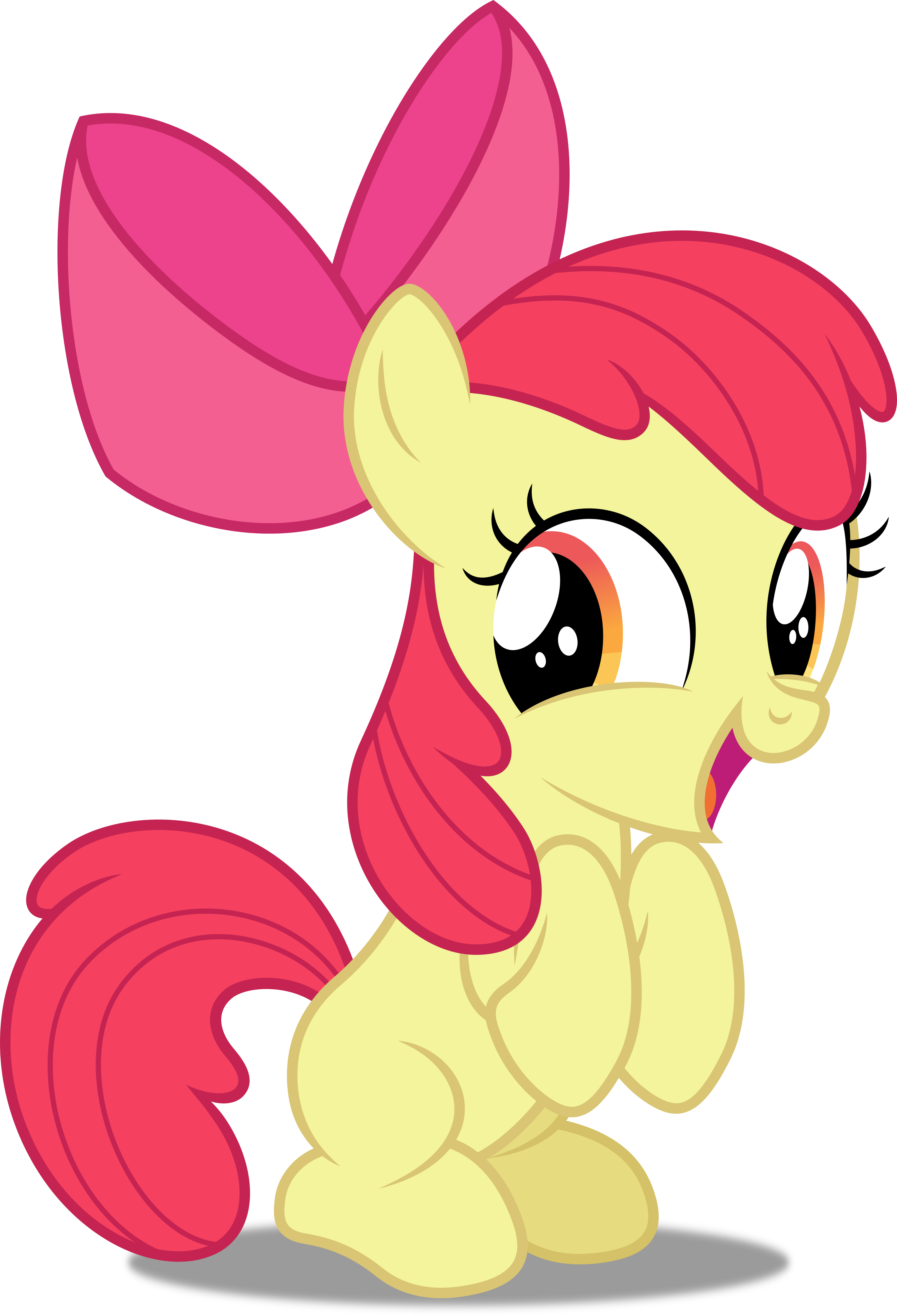 Vector - Applebloom Vector Deviantart (3069x4500)