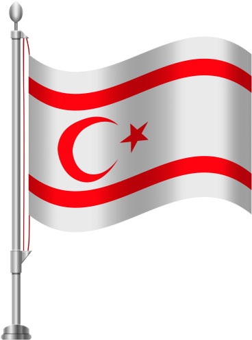 Northern Cyprus Flag Png Clip Art - Greece Flag Png (384x500)