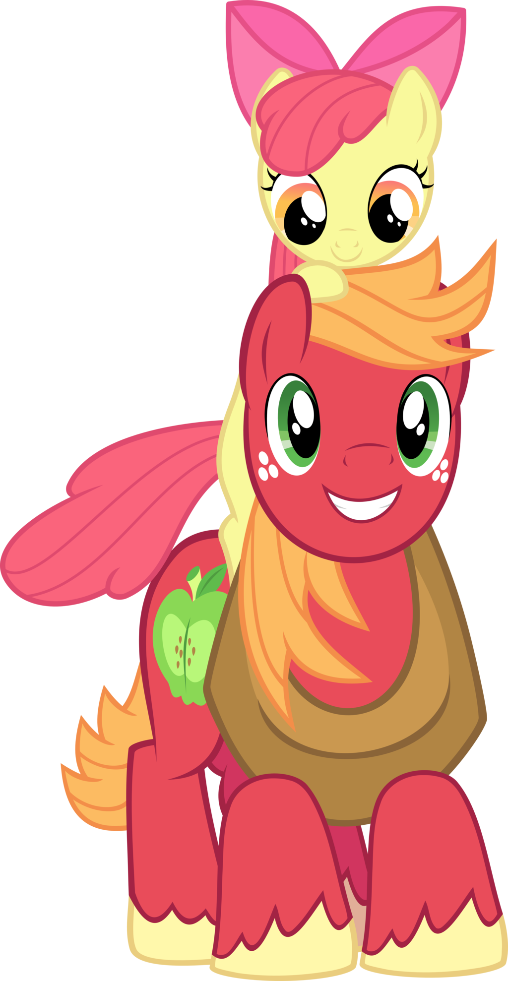 Apple Bloom And Big Mac - Big Macintosh Png (1024x1978)