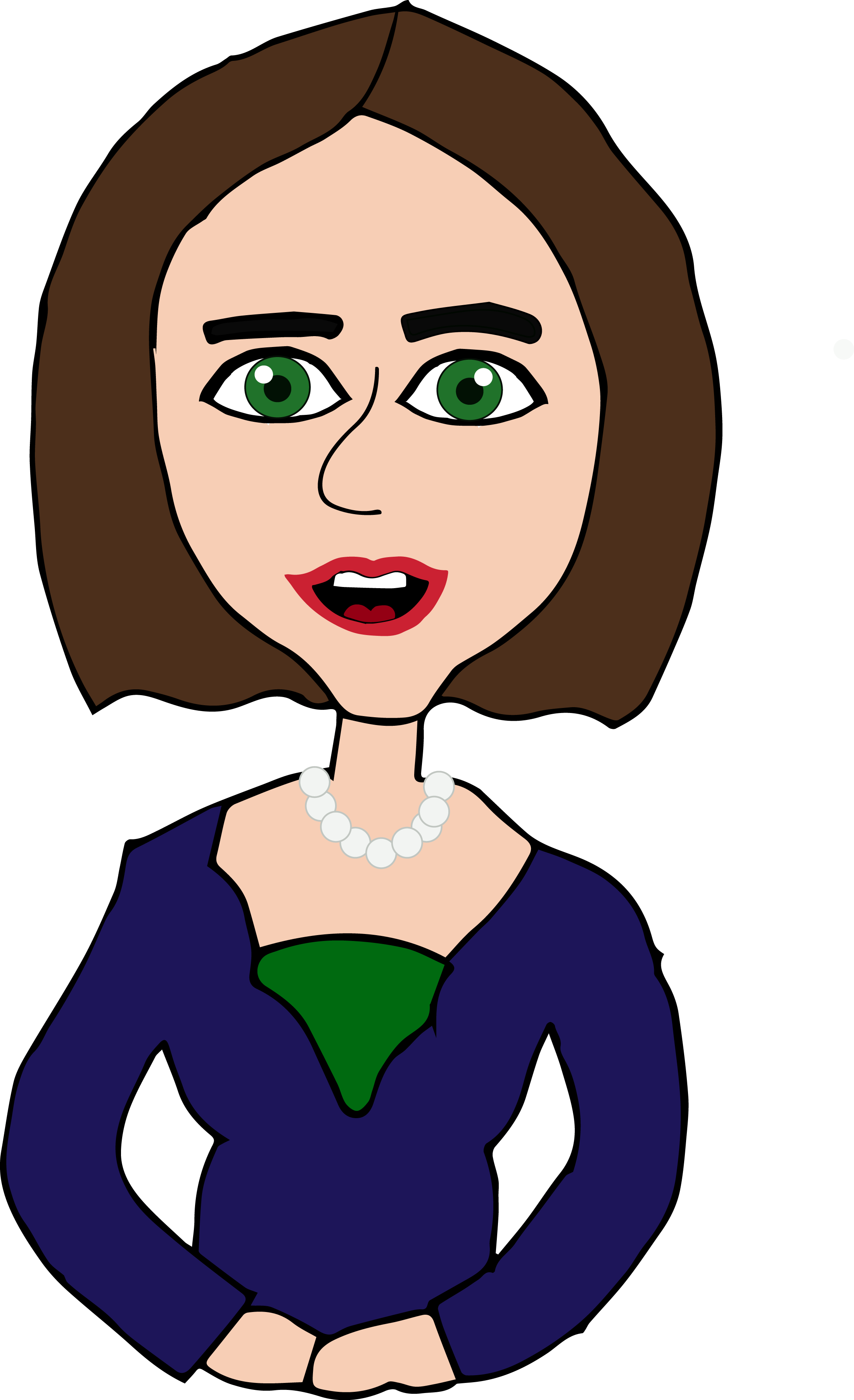 Bb Newsreportmouth1 - Cartoon (2202x3611)