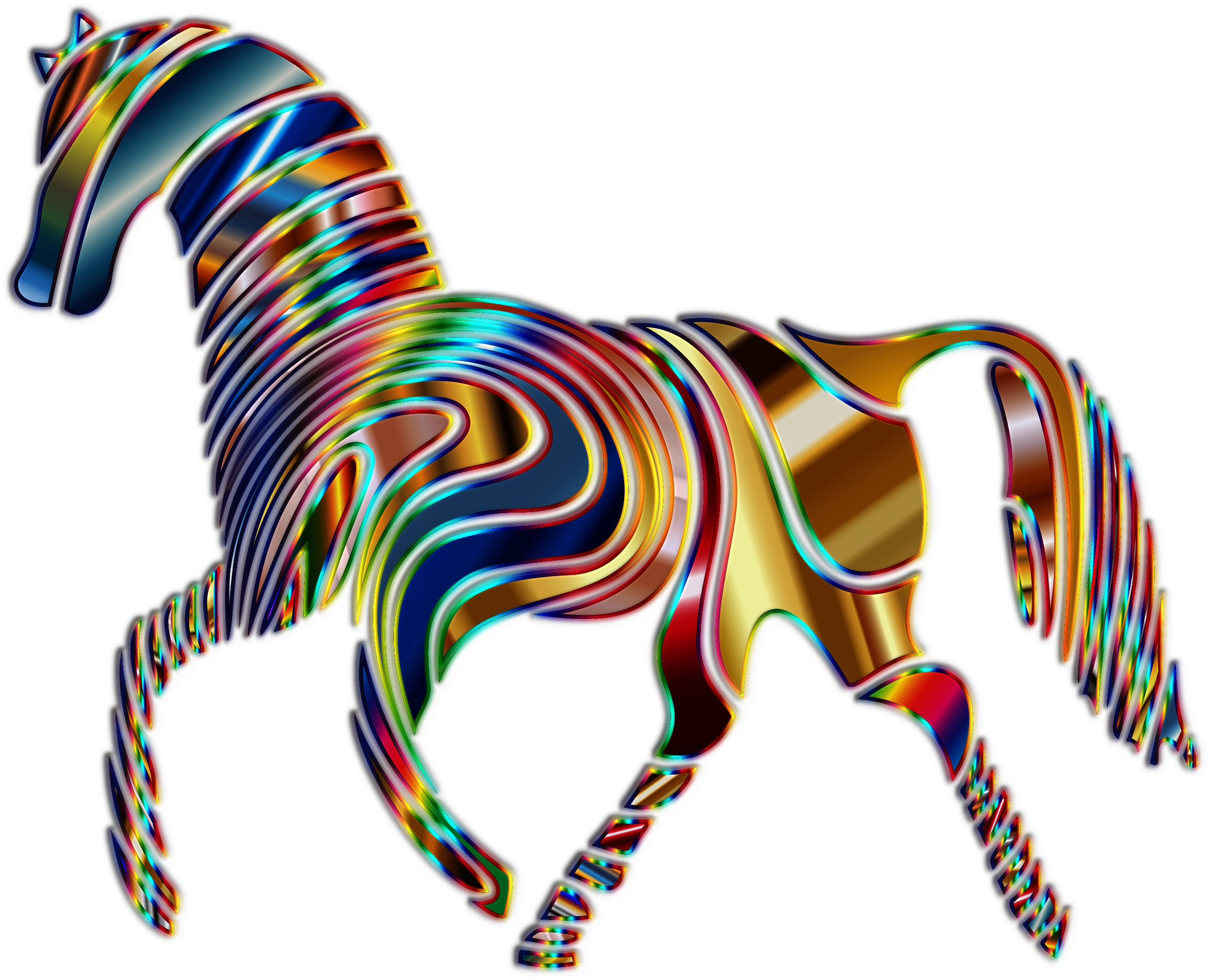 Horseaddict Â€“ The World Is Best Viewed Through The - Psychedelic Png (2400x1936)