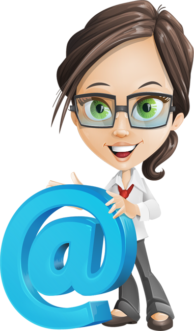 Little Business Girl-80 - Different Animated (381x650)