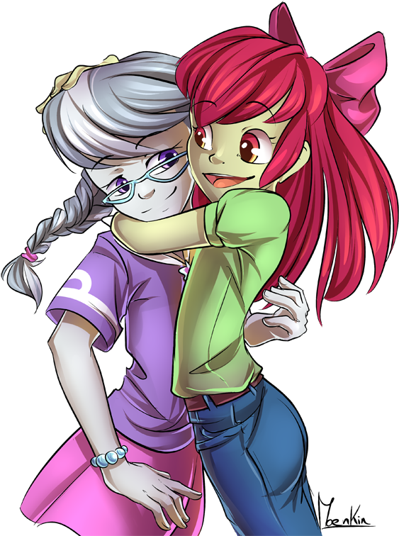 Adorabloom, Apple Bloom, Applespoon, Artist - Cartoon (800x800)