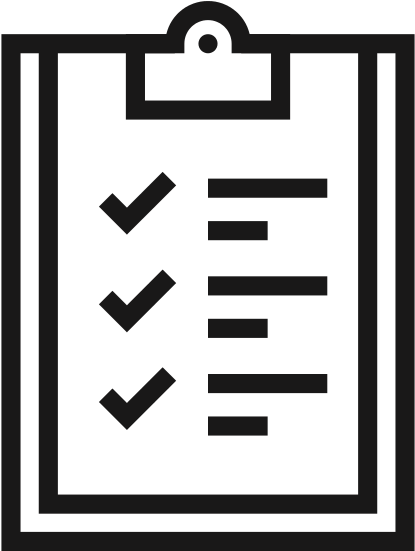 Notes On A Clipboard - Checklist Logo (550x550)