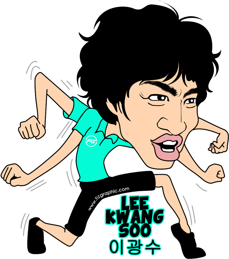 Freebies Cartoon Lee Kwang Soo Running Man - Cartoon (1000x1200)