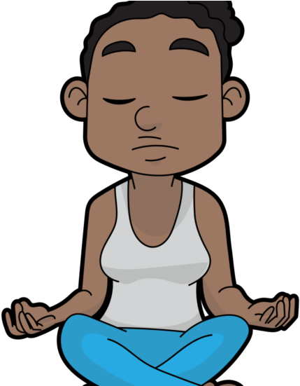 Meditate On It For A Minute - Meditate Cartoon (550x550)