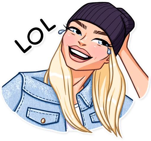 Alena Shishkova Telegram Sticker Mention Vkontakte - Telegram Miss Alena (512x512)