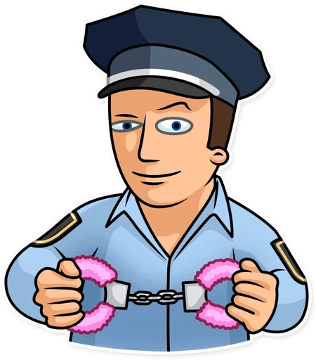 Стикер « - Мем Полиция (512x512)