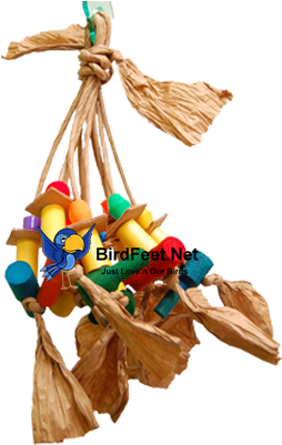 Fun-max, Paper Rope Toy, Medium, For Pet Birds - Paper Rope Parrot Toy (400x400)