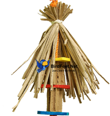 Fun-max Toys, Sombrero, For Pet Birds - Zoo Max Sombrero Shreddable Parrot Toy (400x400)