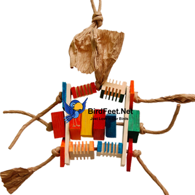 Fun-max Toys, Groovy Bonzo, For Pet Birds - Zoo Max Toys Zoo Max Dus725 Groovy Small Bird Toy (400x400)