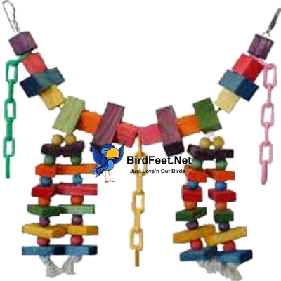 Superbird, Rainbow Bridge, Large, For Pet Birds - Super Bird Creations Rainbow Bridge (400x400)