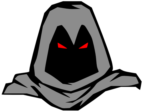 Masked Man Clipart - Masked Man Drawing (500x392)