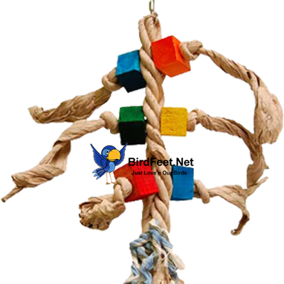 Fun-max Toys, Zig Zag, Medium, For Pet Birds - Action Figure (400x400)