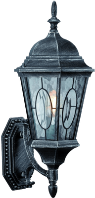 Antique Grey Streetlight With Street Lamp Png - Hübsche Außenwandleuchte Vera (400x400)