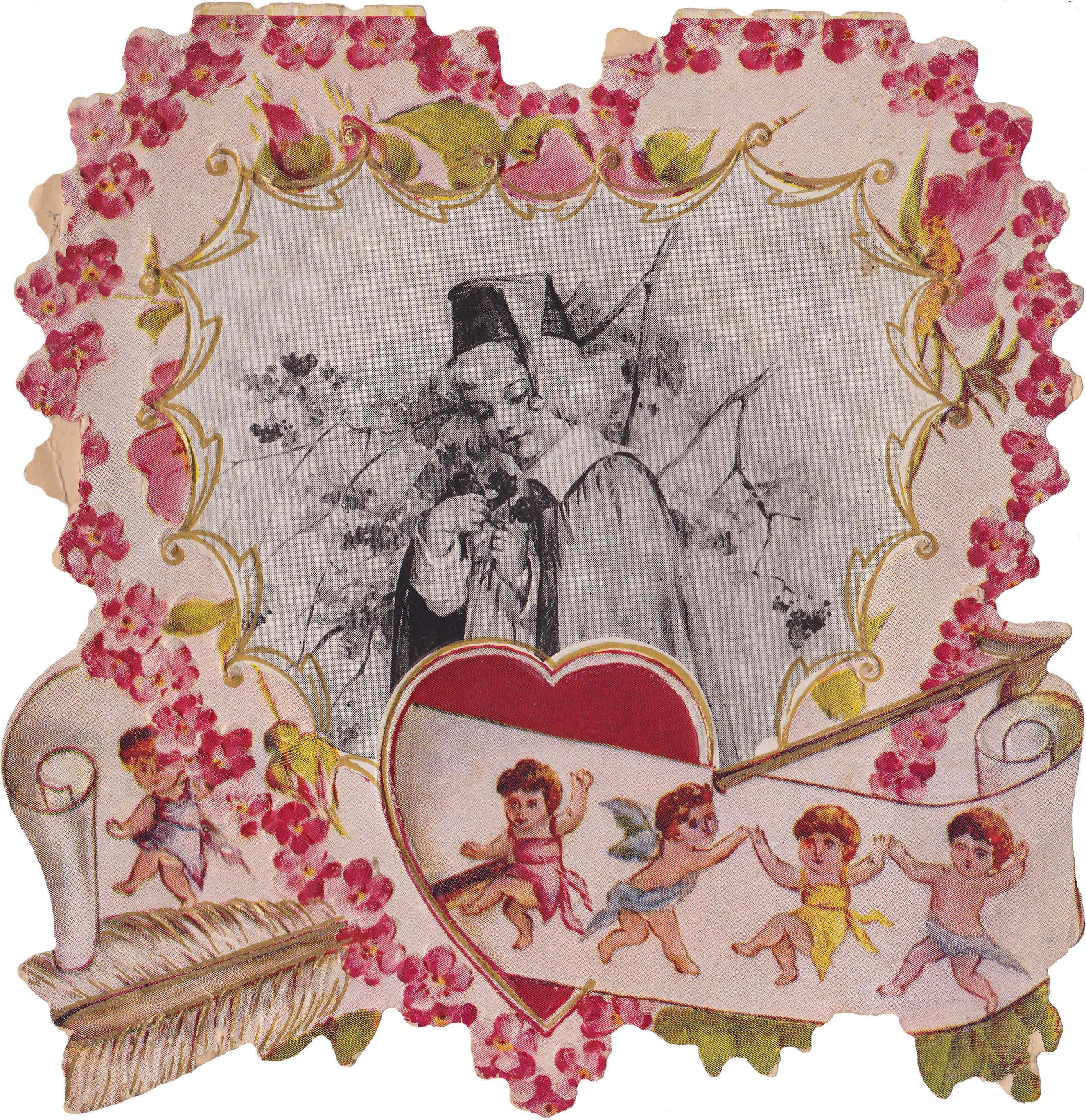 Die Cut Heart & “love And Esteem” Poem - Die Cut Heart & “love And Esteem” Poem (2653x2736)