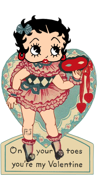 Cute Vintage Valentine Betty - Fairy Tale (400x600)
