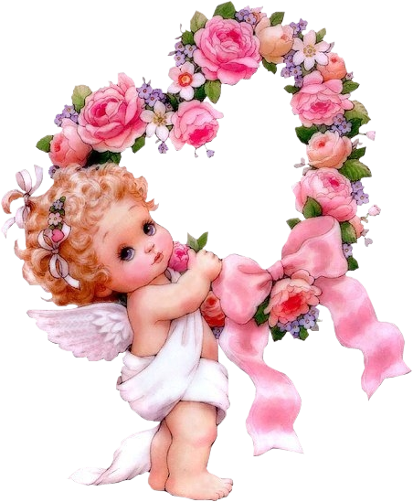 Valentine / Ruth Morehead - Ruth Morehead Valentines Angel (452x549)