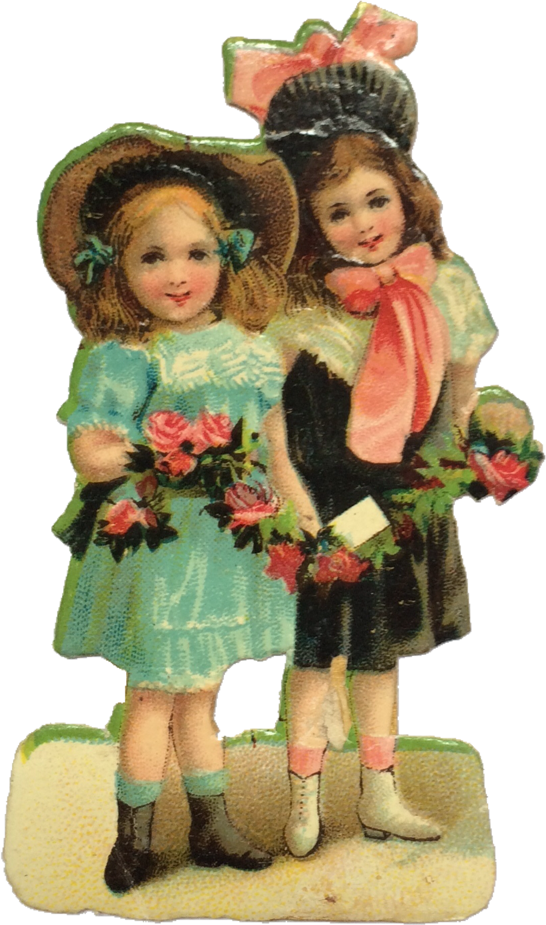 Vintage Valentine Girls - Doll (1240x1898)
