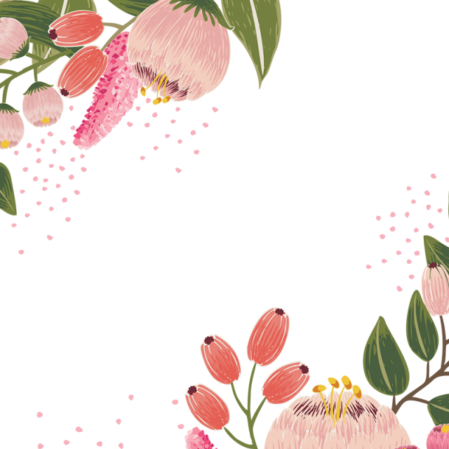 Vintage Bloom Flower Vector Design, Vintage, Flowers, - Floral Invitation (640x640)