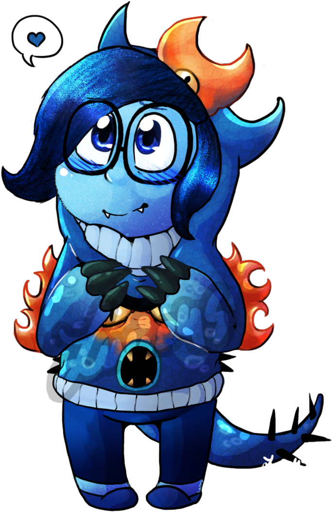 “ Happy Sadness With A Fredzilla Hoodie - Cartoon (735x1087)