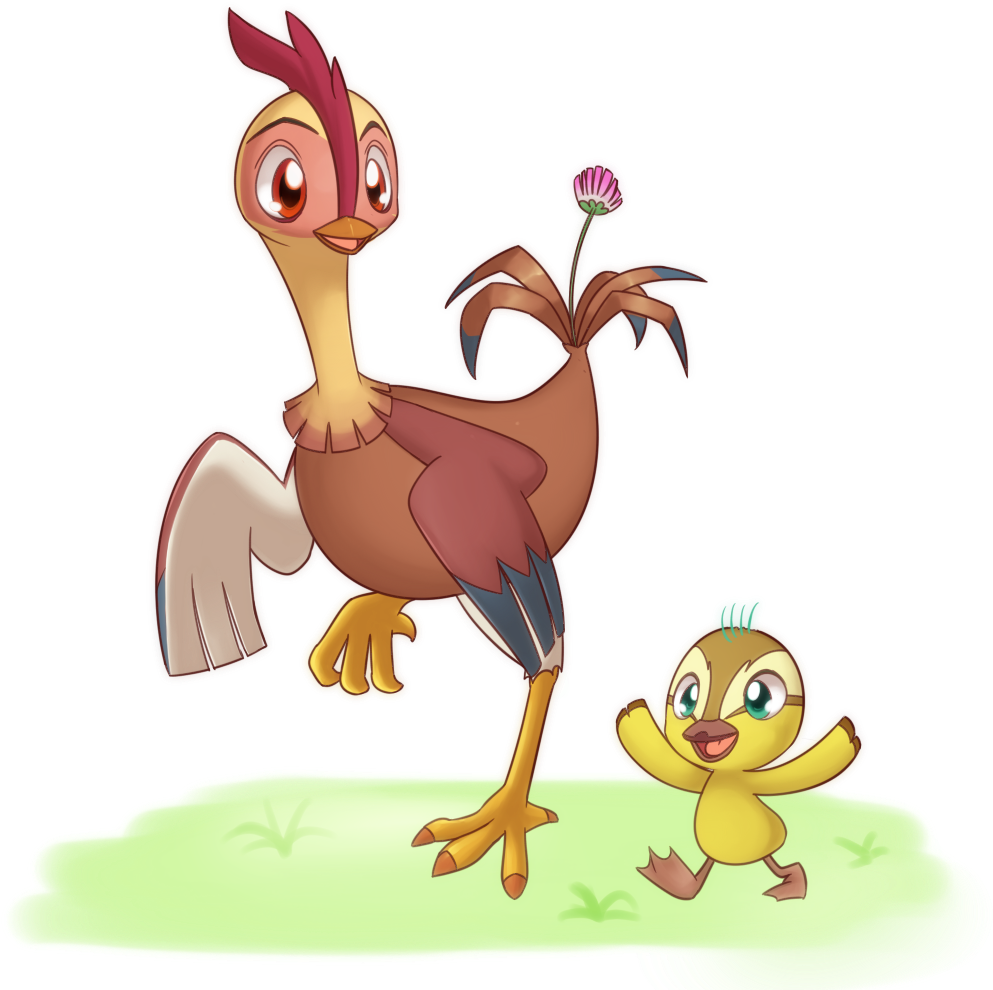 Makes For Her Children - Leafie And Greenie (1100x1000)