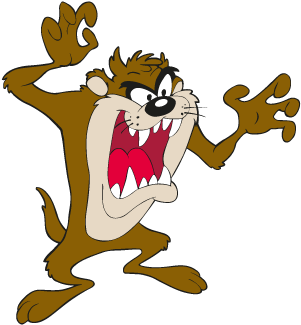 Taz Cartoon Vector Logo - Tasmanian Devil Looney Tunes (400x400)