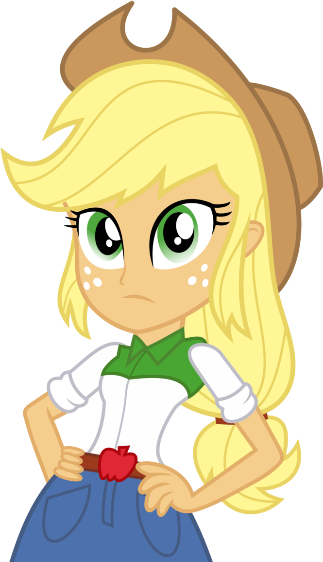 Mlp Eqg 3 Applejack - Mlp Eqg Applejack (664x1202)