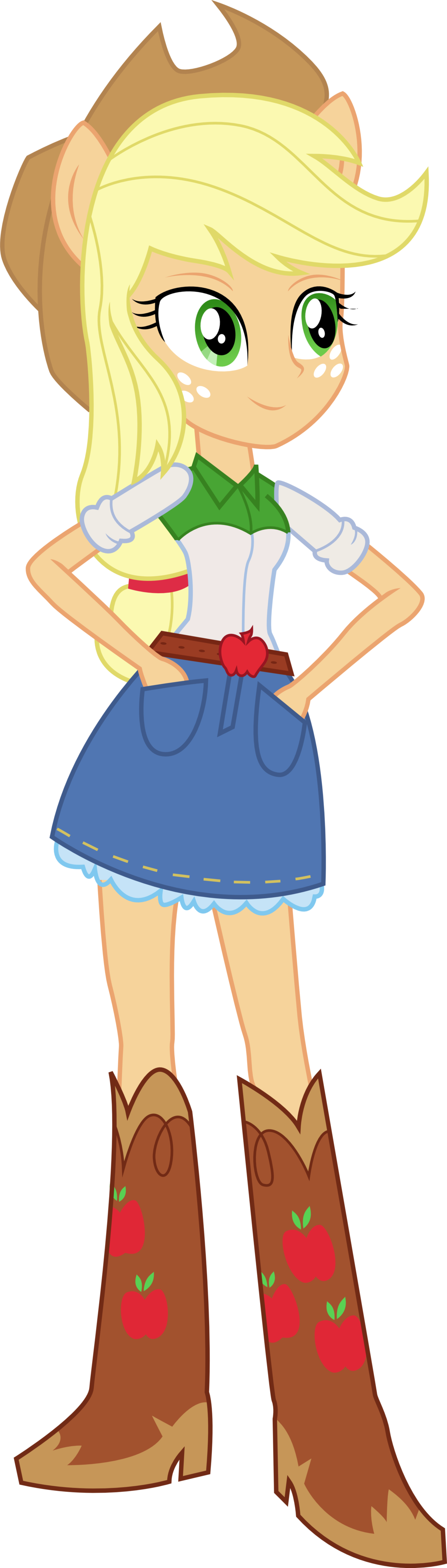 Equestria Girls Applejack By Legoinflatables Equestria - My Little Pony Equestria Applejack (1024x3584)