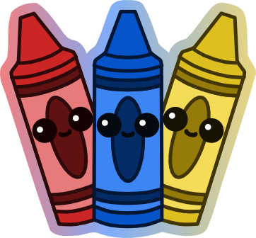 Dd Crayons By Amis0129 - Kawaii Crayons (362x336)