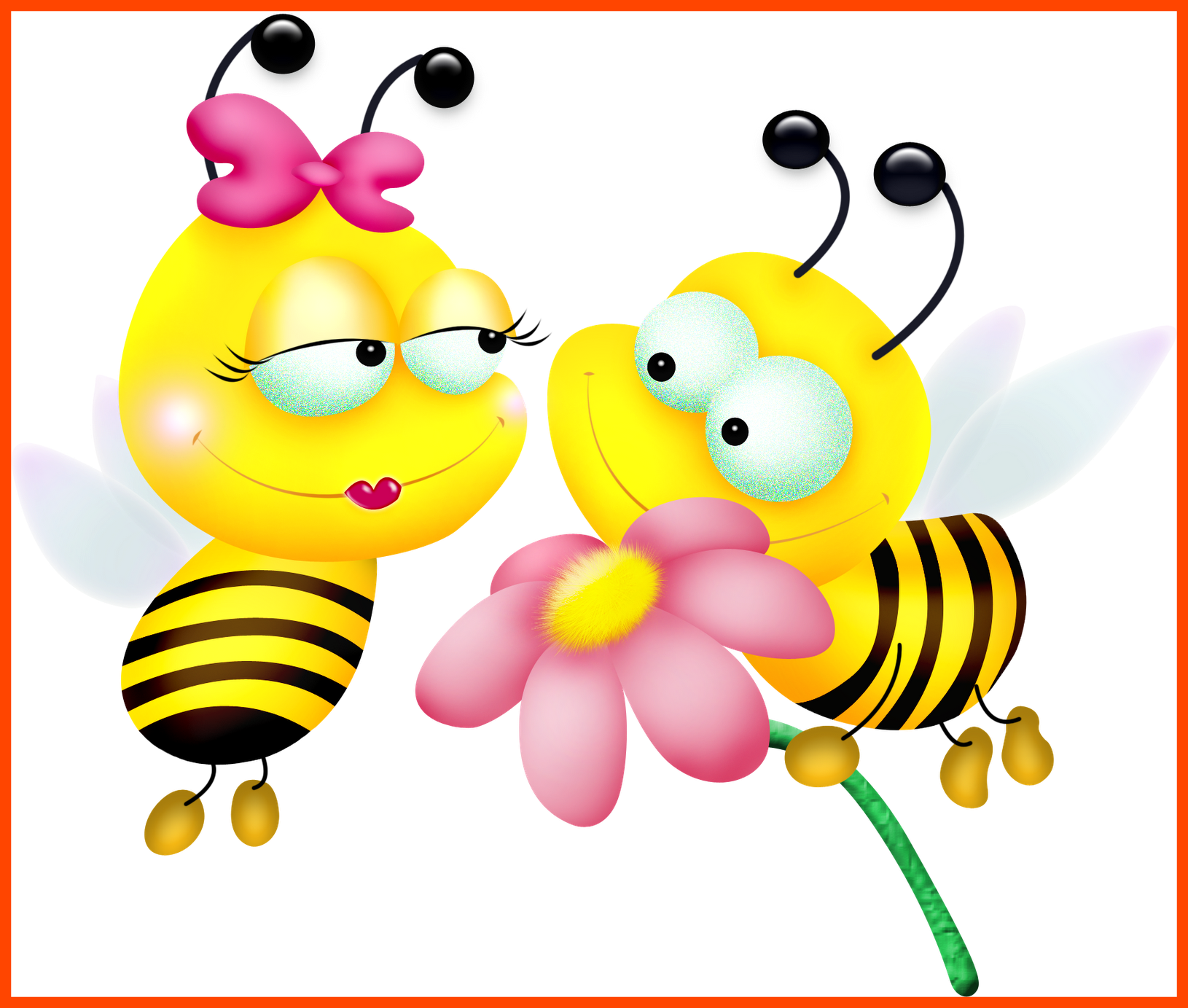 The Best Abejas Png Kartinki Bees Clip Art And Dolls - Hunny Bee Cartoon (1630x1383)