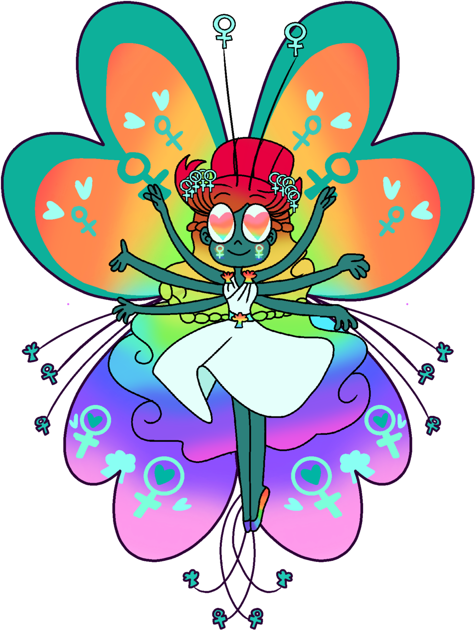 Venus's Butterfly Form By Infaminxy Venus's Butterfly - Star Vs The Forces Of Evil Venus (1024x1365)