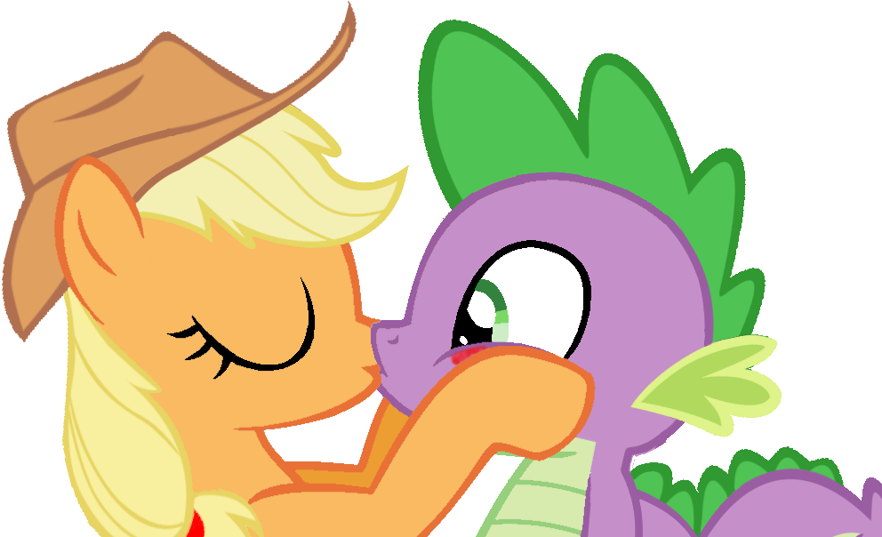 Fluttershy Kiss Spike Request By Nejcrozi On Deviantart - Spike (1000x700)