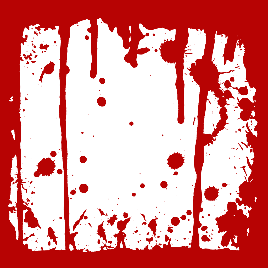 Blood Red Frame Free Png Image - Blood (1024x1024)