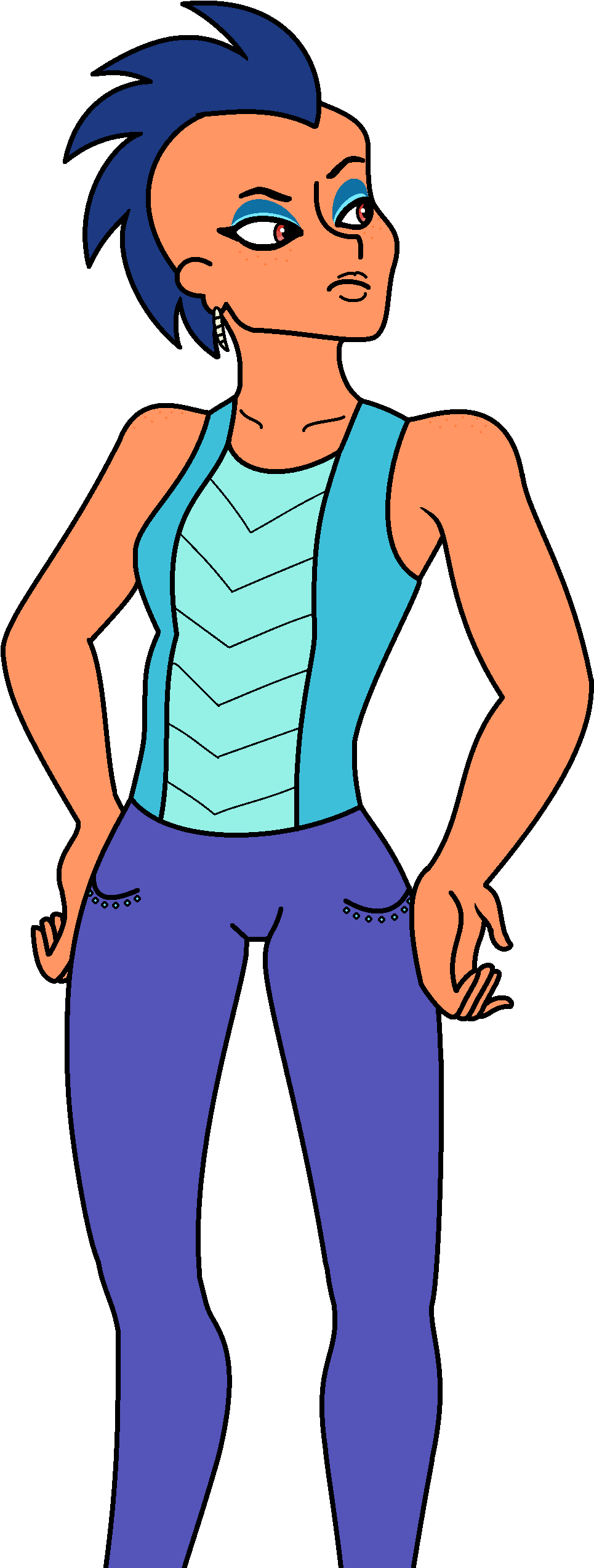 Human Princess Ember By Flamefyre1235 Human Princess - Cartoon (1036x2612)