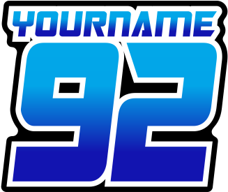 Jet Ski Race Numbers With Name Printed & Laminated - Jet Ski Race Numbers With Name Printed & Laminated (400x400)