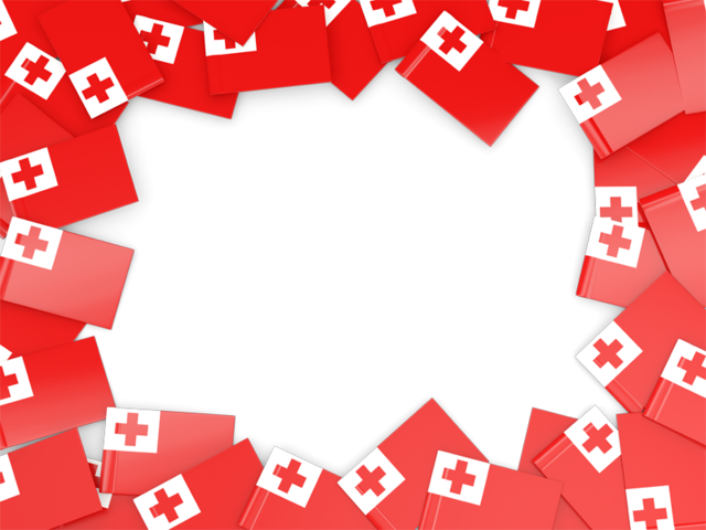 Bahrain Flag Frame (640x480)